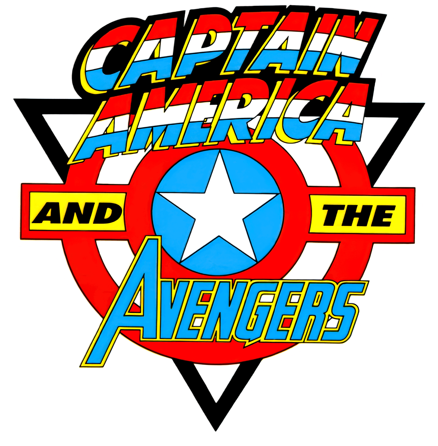 Captain America and the Avengers logo for NES